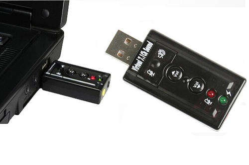 USB 2.0 Stereo 7.1 Audio Carte Virtual Adapter External Son Headphone Card Sound