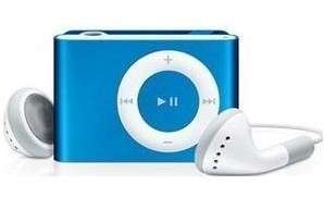 Mini MP3 Portable Digital Player with T-Flash/Micro SD Card Slot. Blue