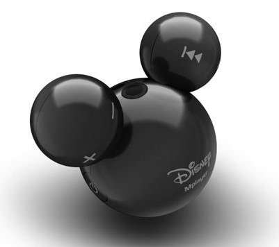 2GB Lanyard Mickey Mouse Mini Mp3 Player  2G Black