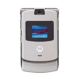 GENUINE NEW Motorola RAZR V3,UNLOCKED Cellphone, colour silver