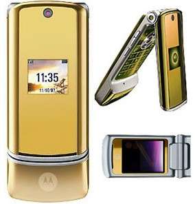 GENUINE NEW Motorola KRZR K1,UNLOCKED Cellphone, colour Gold