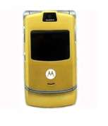 GENUINE NEW Motorola RAZR V3,UNLOCKED Cellphone, colour gold