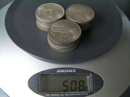 250g Silver in authentic 50% lot South-African coins