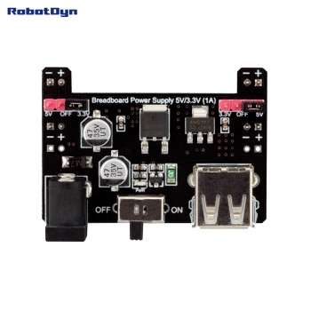 Breadboard Power Supply Unit 5V/3.3V 1 AMP **LOCAL STOCK**