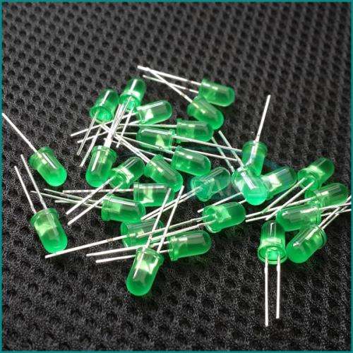 LED 5mm (GREEN) Pack of 10