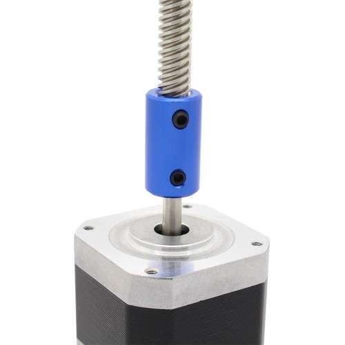 Coupler Blue Aluminum Alloy 5mm - 8mm Shaft **LOCAL STOCK**
