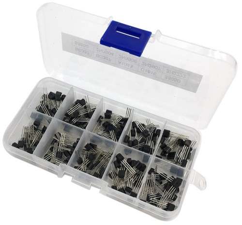 Transistor Assortment Box 200 PCS 10 Values **LOCAL STOCK**