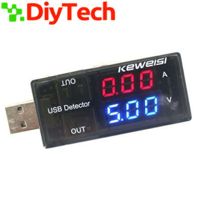 USB Detector Current Voltage 3V-9V  3AMP Tester Dual Display **LOCAL STOCK**