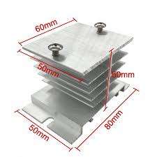 Heat Sink Aluminum Alloy For Solid State Relay SSR **LOCAL STOCK**