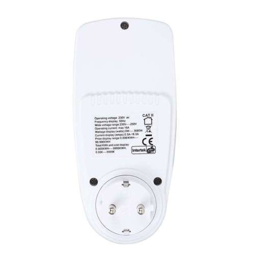 Digital Watt Energy Power Current Meter 220V Wall EU Plug **LOCAL STOCK**