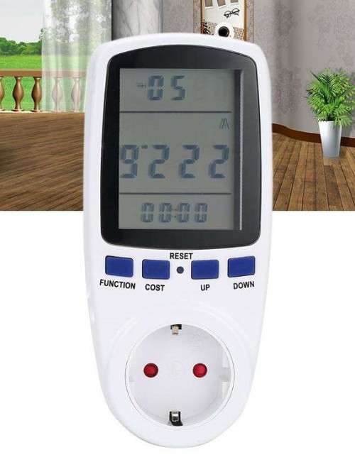 Digital Watt Energy Power Current Meter 220V Wall EU Plug **LOCAL STOCK**