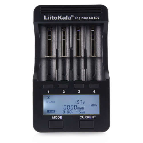 Battery Charger Capacity Tester 18650 Lithium Ion NIMH - Liitokala Lii500 **LOCAL STOCK**