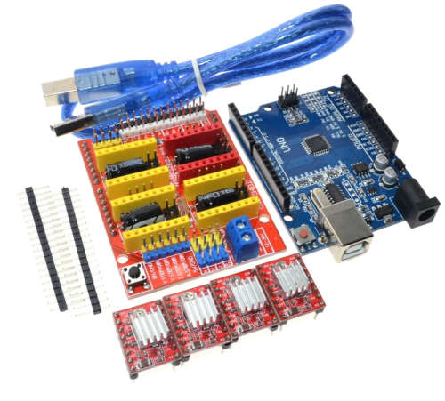 CNC Shield V3 + 4pcs A4988 driver + Arduino UNO R3 + USB Cable **LOCAL STOCK**