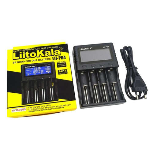Battery Charger Liitokala PD4 12V or 220V LCD Display **LOCAL STOCK**