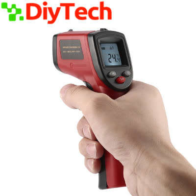 Digital LCD Thermometer Infrared Contactless  - GM320 (RED) **LOCAL STOCK**