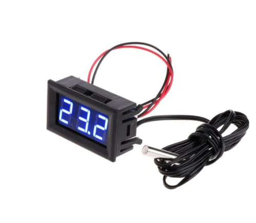 Temperature Meter Thermometer  Digital (BLUE Display) (12V) **LOCAL STOCK**