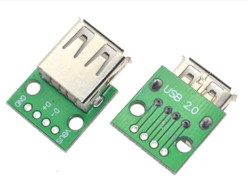 USB Female to 4P DIP Adapter Board Module **LOCAL STOCK**