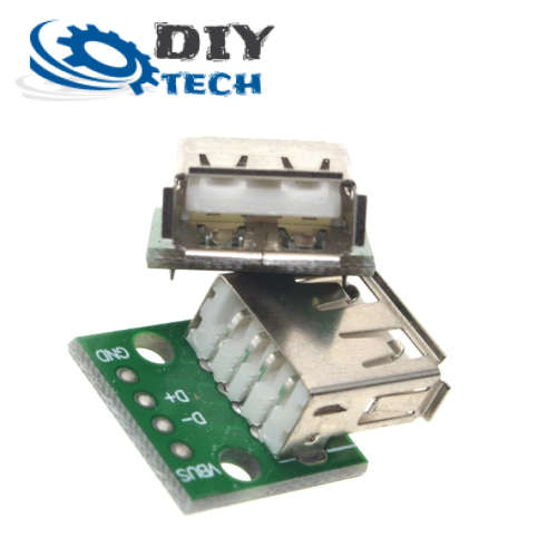 USB Female to 4P DIP Adapter Board Module **LOCAL STOCK**