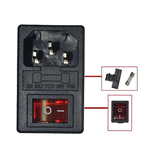 Power Socket Clip In with Switch 250V 10A