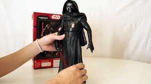 A `Disney Store` Exclusive: Kylo Ren Talking Figure and light up sabre 37cm tall