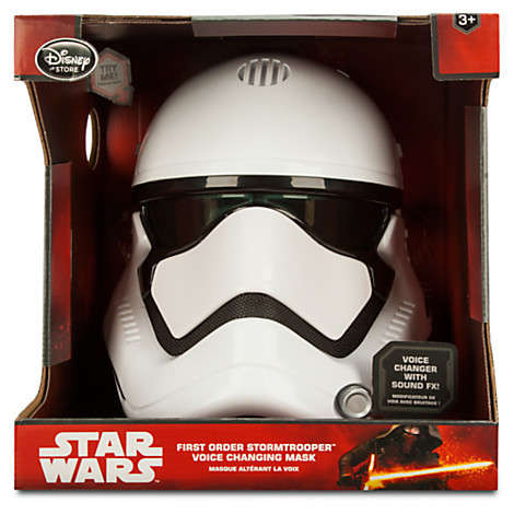 Star Wars First Order Stormtrooper Mask with button to hear stormtrooper phrases