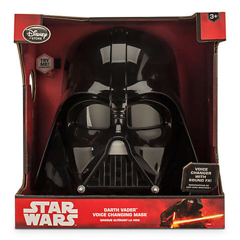 A "Disney Store" Exclusive Darth Vader Mask 15+ Darth Vader phrases and breathing