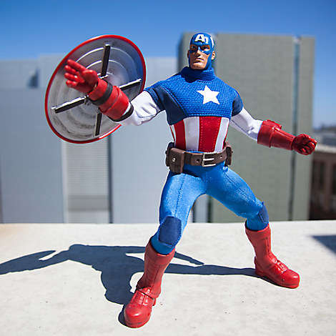 Marvel Ultimate Series Captain America Premium Action Figure - 11 1/2''