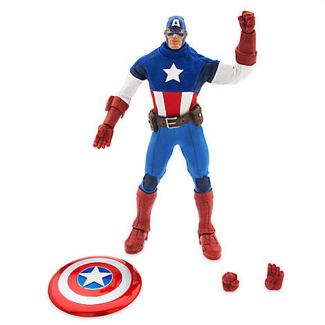 Marvel Ultimate Series Captain America Premium Action Figure - 11 1/2''