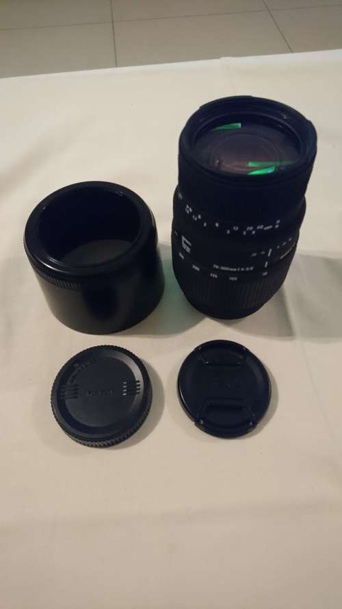 Sigma 70-300mm f4-5.6 macro zoom lens for sony