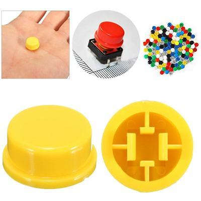 5Pcs Round Colourful Tactile Button Cap for 12mm Switch ***LOCAL STOCK***