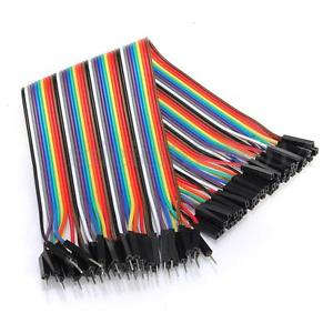 40Pcs 20cm 2.54mm Male to Female Dupont Cable for Arduino ***LOCAL STOCK***