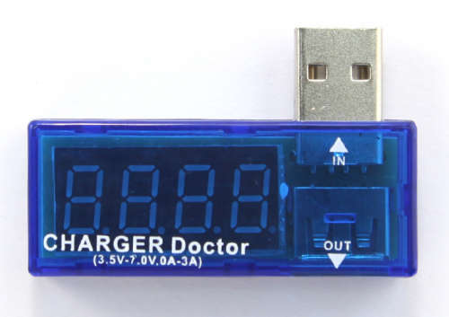 Mini USB Charger Doctor - In-line Voltage and Current Meter ***LOCAL STOCK***