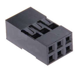 6 Pin 2 x 3 Dupont Female Shell Connector 5.54mm ***LOCAL STOCK***