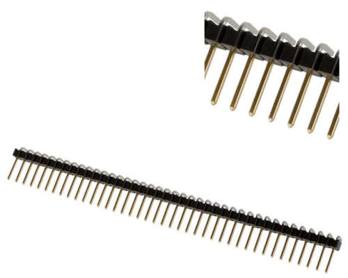 40 Pin 2.54mm Male Single Row Right Angle Elbow Header ***LOCAL STOCK***