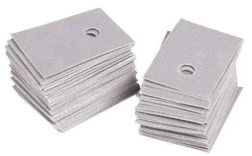 5Pcs TO-220 Insulation Pads Silicone Heatsink Shim ***LOCAL STOCK***