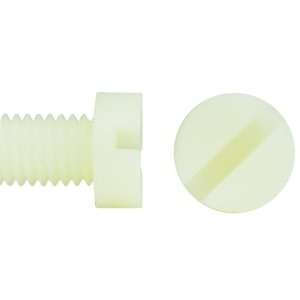 10Pcs M3 x 16mm Slotted Pan Head Machine Screw Nylon for Robotics ***LOCAL STOCK***