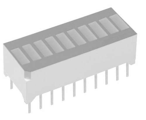 10 Segment Digital Red LED Bar Graph Display Ultra Bright ***LOCAL STOCK***