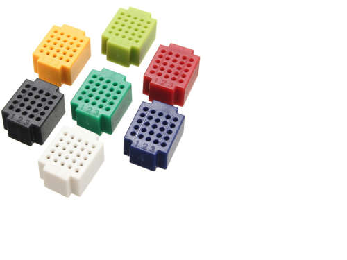 7 pcs 7 colours ZY-25 Mini Solderless PCB Circuit Test Breadboard ***LOCAL STOCK***