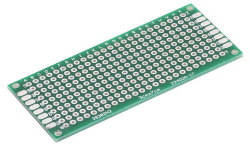 Double-sided Printed Circuit Board Prototype FR4 PCB 3 x 7 cm ***LOCAL STOCK***
