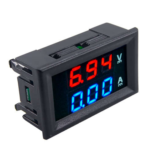Voltmeter Ammeter 100V 10A DC Panel Dual Display ***LOCAL STOCK***