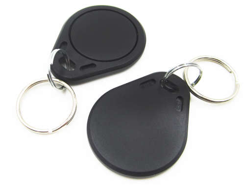 RFID IC Key Tags Keyfobs Token NFC TAG Keychain Android 13.56MHz - Black ***LOCAL STOCK***