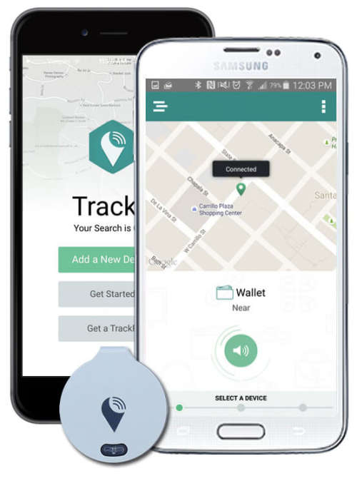 TrackR Bravo Silver Bluetooth Tracking Device. Find lost or misplaced items ***LOCAL STOCK***