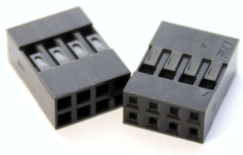 8 Pin 2 x 4 Dupont Female Shell Connector 2.54mm ***LOCAL STOCK***