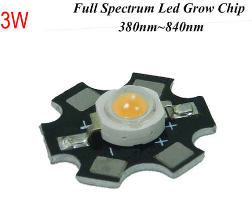 3W Full Spectrum Grow Light LED 380nm~840nm ***LOCAL STOCK***