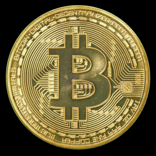 BTC Bitcoin Gold Plated Coin Collectible ***LOCAL STOCK***