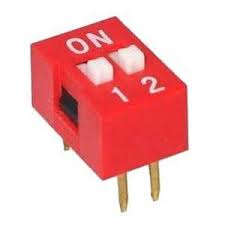 2P 2 Position DIP Switch 2.54mm Pitch 2 Row 4 Pin ***LOCAL STOCK***
