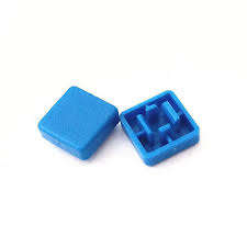 Button Cap Square for 12mm Tactile Switch Blue ***LOCAL STOCK***