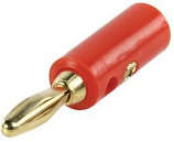 Banana Plugs 4mm Jack Connector Stackable Gold Plated - Red ***LOCAL STOCK***