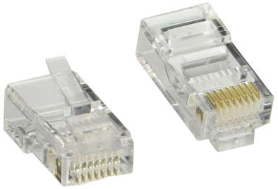 RJ45 LAN Network Crimp Male Connector Cat5e Cat6 Modular 8P8C ***LOCAL STOCK***
