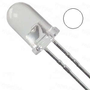 5mm LED Ultra Bright Water Clear White ***LOCAL STOCK***
